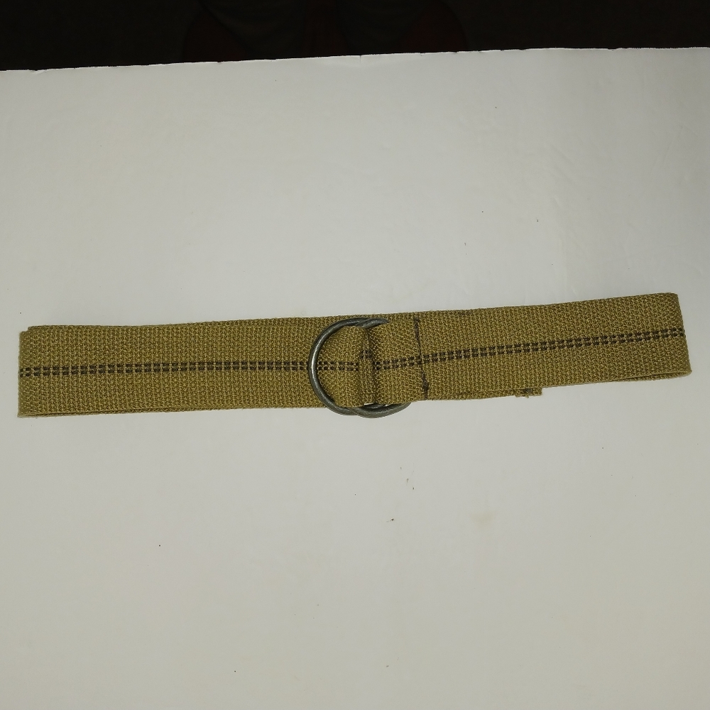 Belt - Woven canvas D-ring Belt